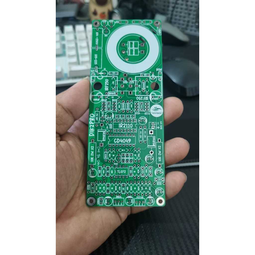 PCB AMPLIFIER CLASS D D1K2 PRO PCB DOBEL LAYER