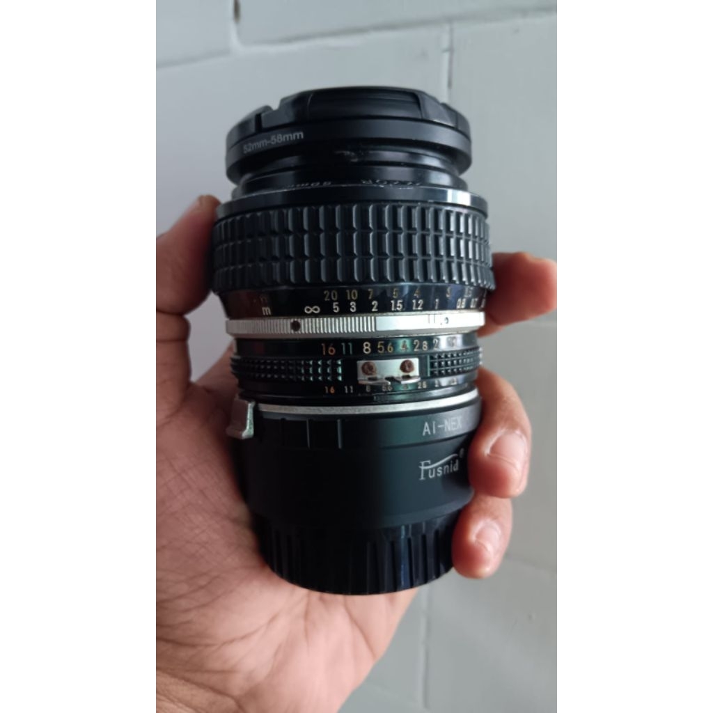 Lensa nikon nikkor 50mm f1.2 Ais