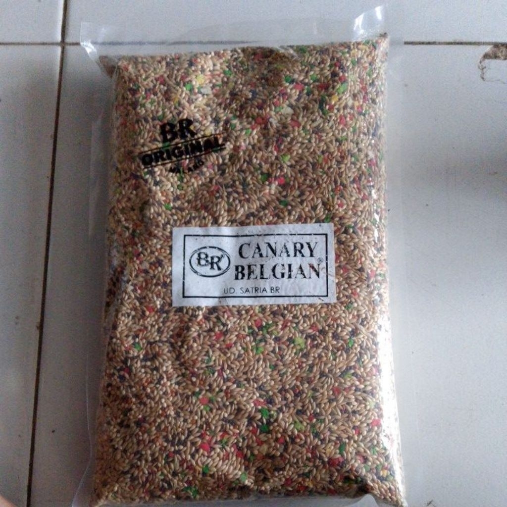 Makanan Burung Kenari Canary Belgian Premium 1 kg - Nutrisi Optimal untuk Burung Kenari