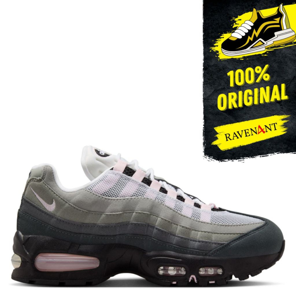 NIKE Air Max 95 Big Bubble Pink Foam ORIGINAL - Sepatu Sneakers Wanita/Pria