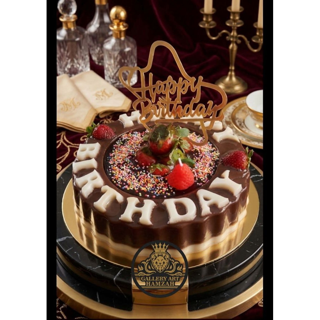 puding ultah COKLAT