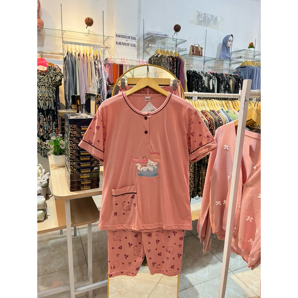 Baby Doll Amro Original Baby Doll Amro Ori 100% BabyDoll Amro Setelan Wanita Oneset Piyama