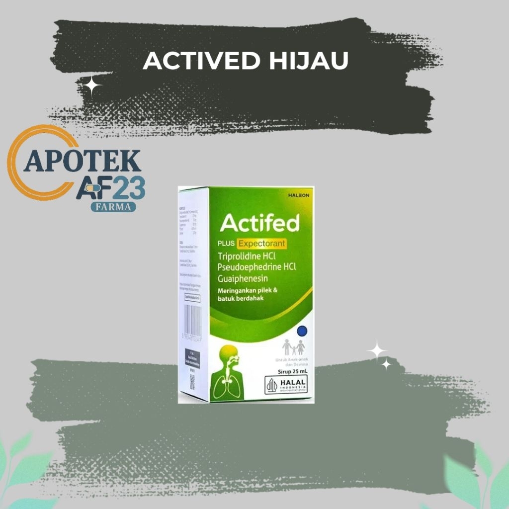 actifed hijau syrup- Batuk Pilek berdahak