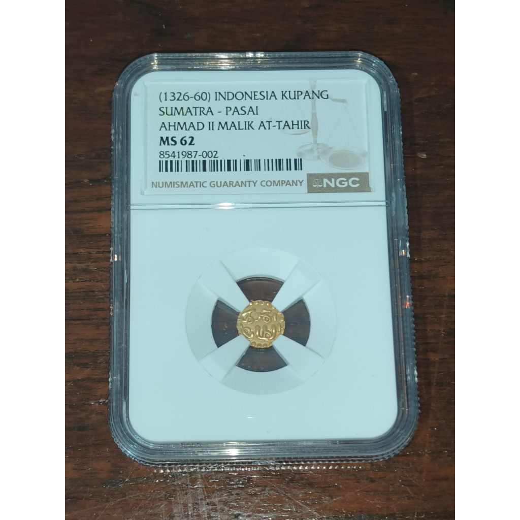 NGC KOIN KUPANG SUMATRA PASAI AHMAD II MALIK AT-TAHIR NGC MS 62 8541987002