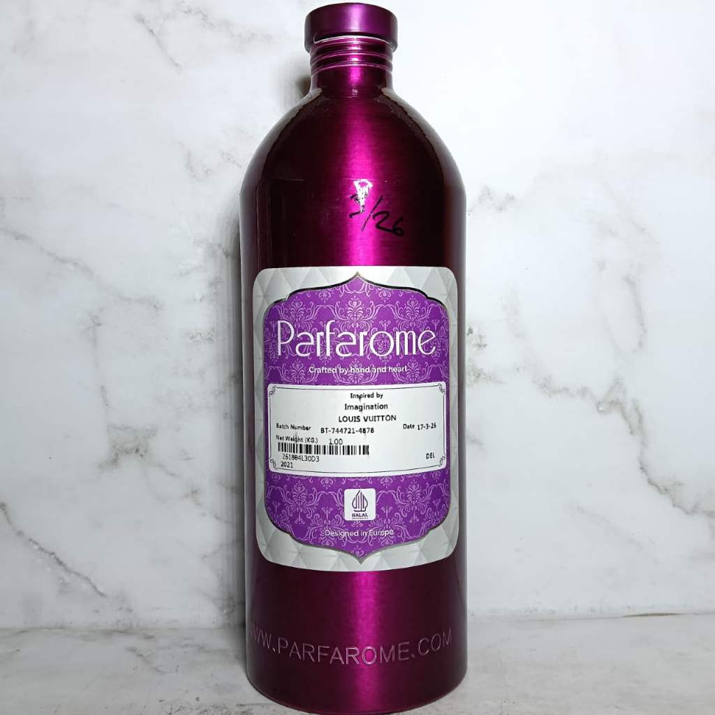 ( 1 KG ) IMAGINATION By Parfarome Delux searah Aroma LV 1MAGINATI0N Kemasan Segel 1KG bibit parfum m