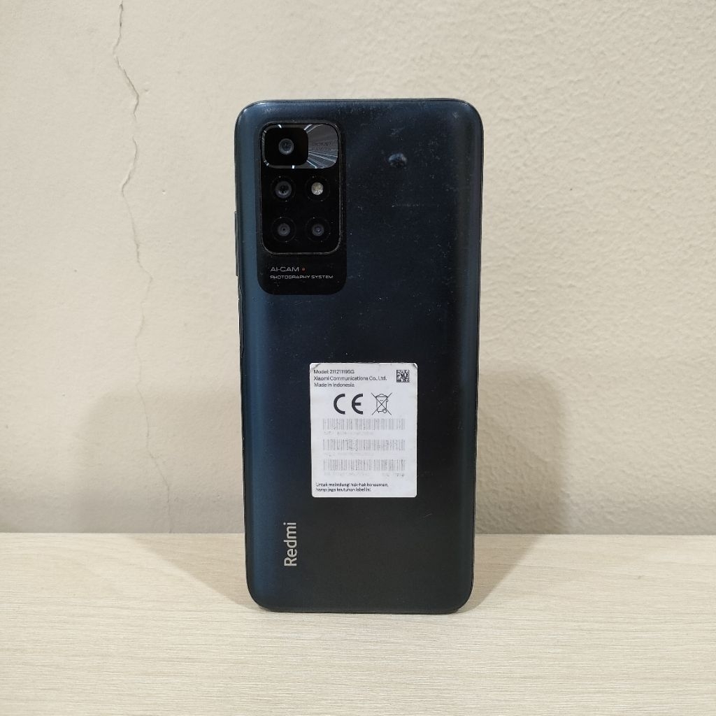 Handphone Xiaomi Redmi 10 Ram 6 128 GB ( Batangan, Tanpa Charger )