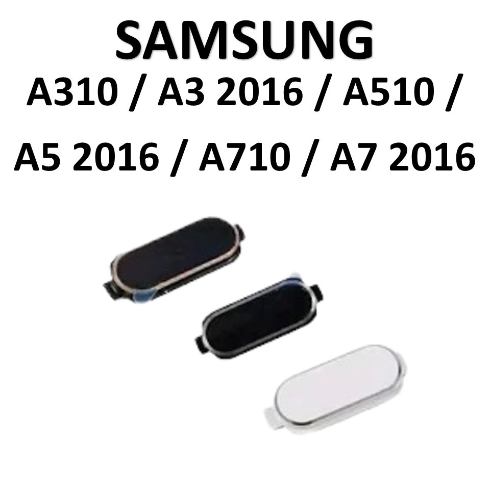 TOMBOL LUAR HOME BUTTON SMS A310 / A3 2016 / A510 / A5 2016 / A710 / A7 2016 ORIGINAL 100%