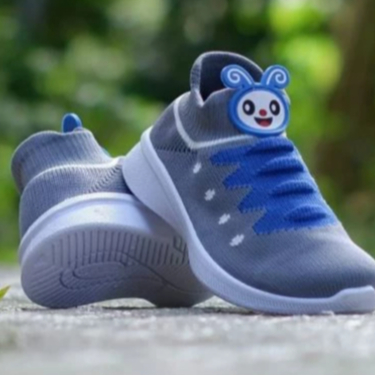 Ando Sepatu Anak Perempuan Slip On Rajut-Sepatu Sekolah Anak PG-TK Sepatu Santai Anak