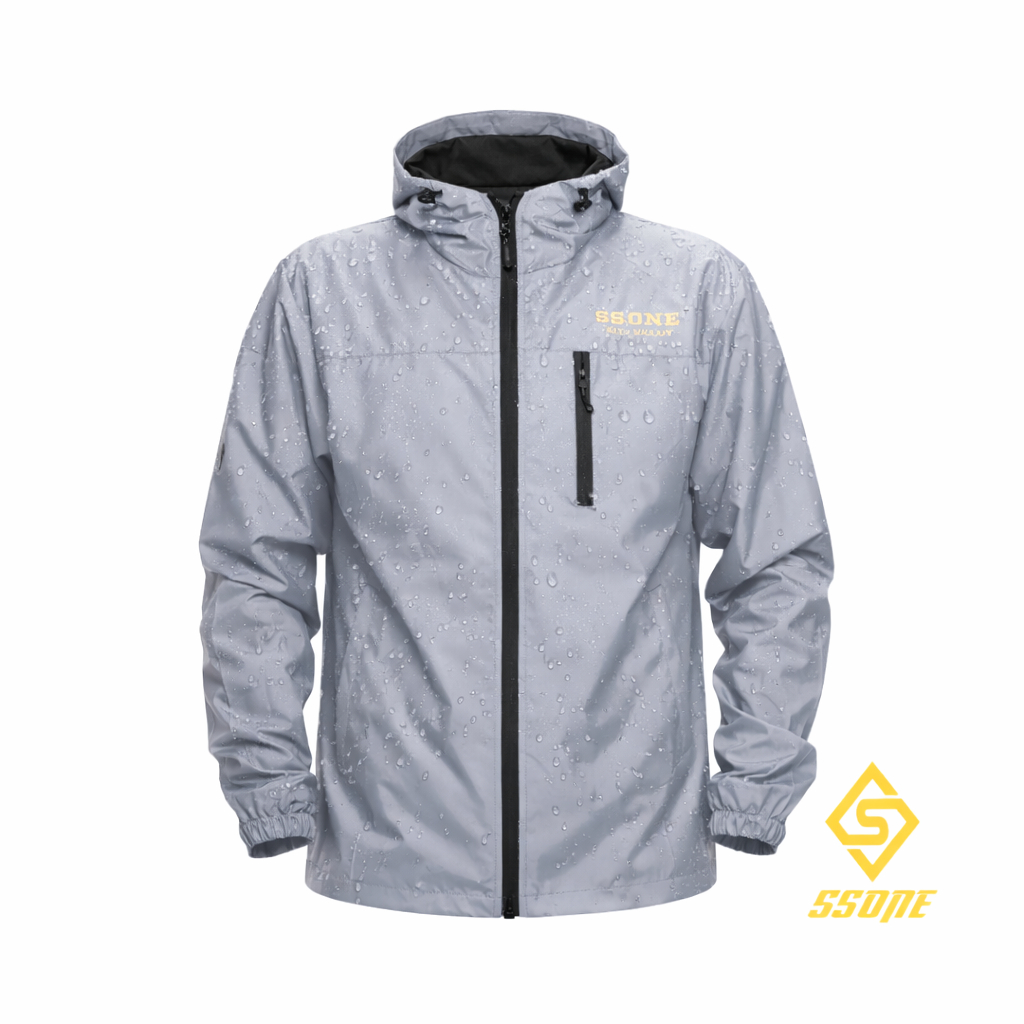 SSONE Jaket Parasut Windbreaker Motor Waterproof Anti Air Outdoor Casual jacket parasut pria wanita 