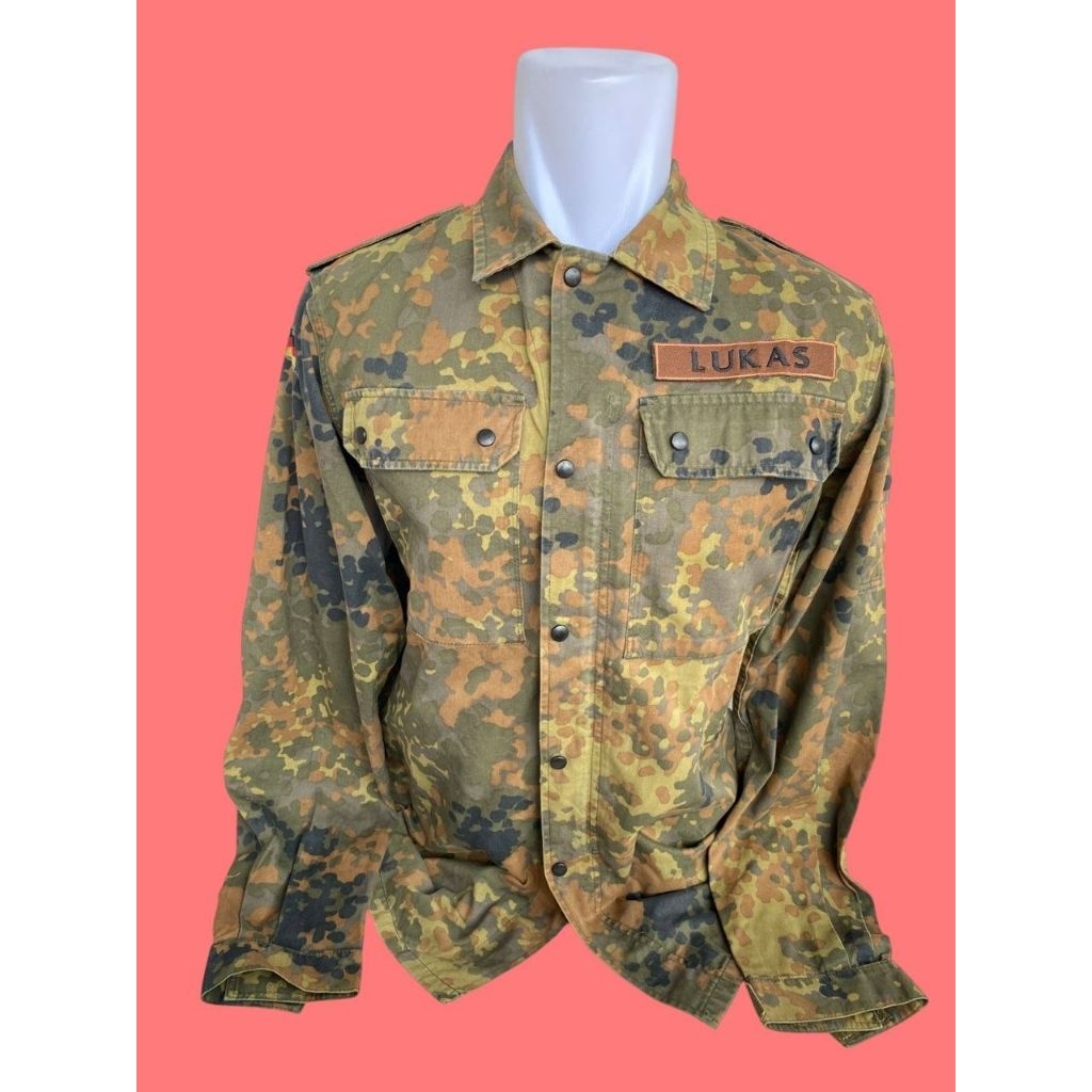 Kemeja BDU Camo Loreng Flecktarn Tentara Jerman Army Original (37)