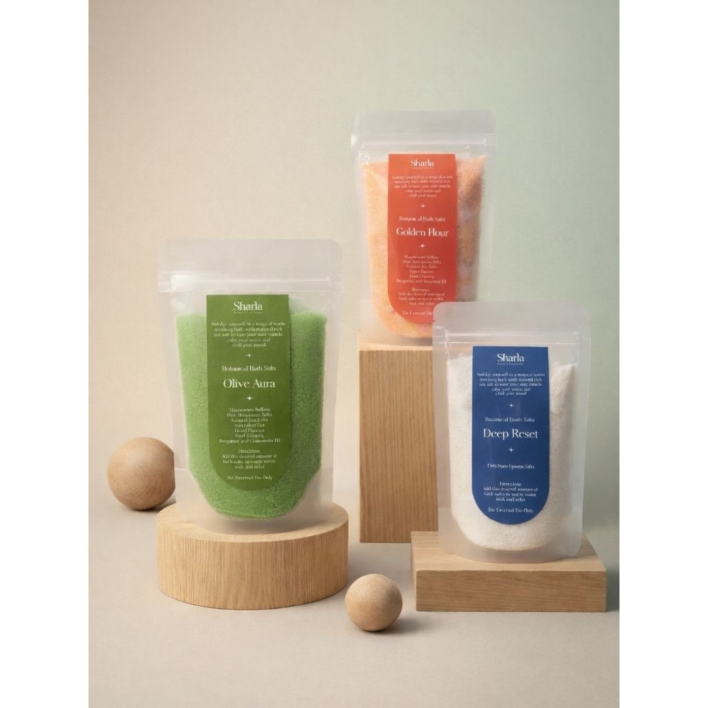 Botanical Bath Salts (Garam Mandi dengan Kelopak Bunga) by Sharla Home & Essentials