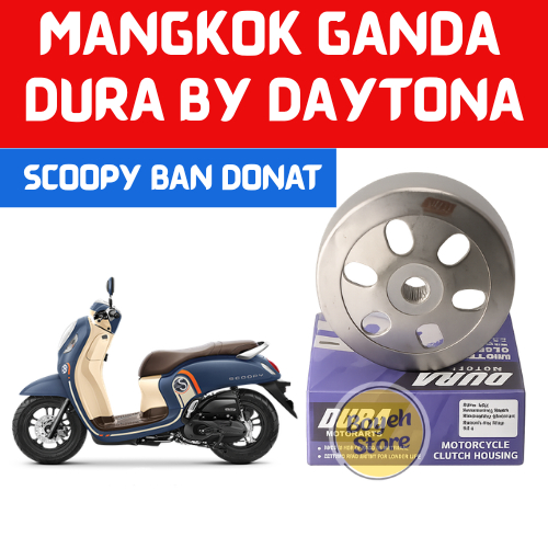Mangkok Kampas Ganda Scoopy Ring 12 DURA by DAYTONA #5428