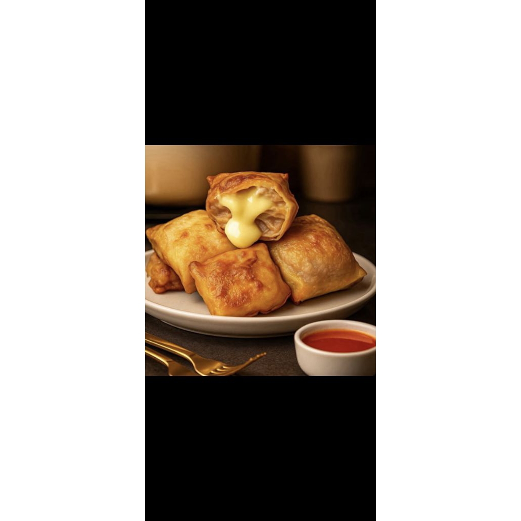 Dimsum Goreng Keju Lumer