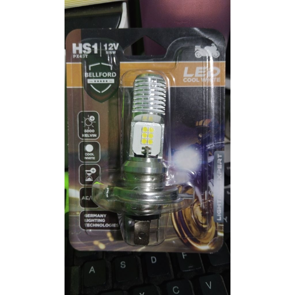 LAMPU LED HS1 12V-5/6WATT (kaki 3)