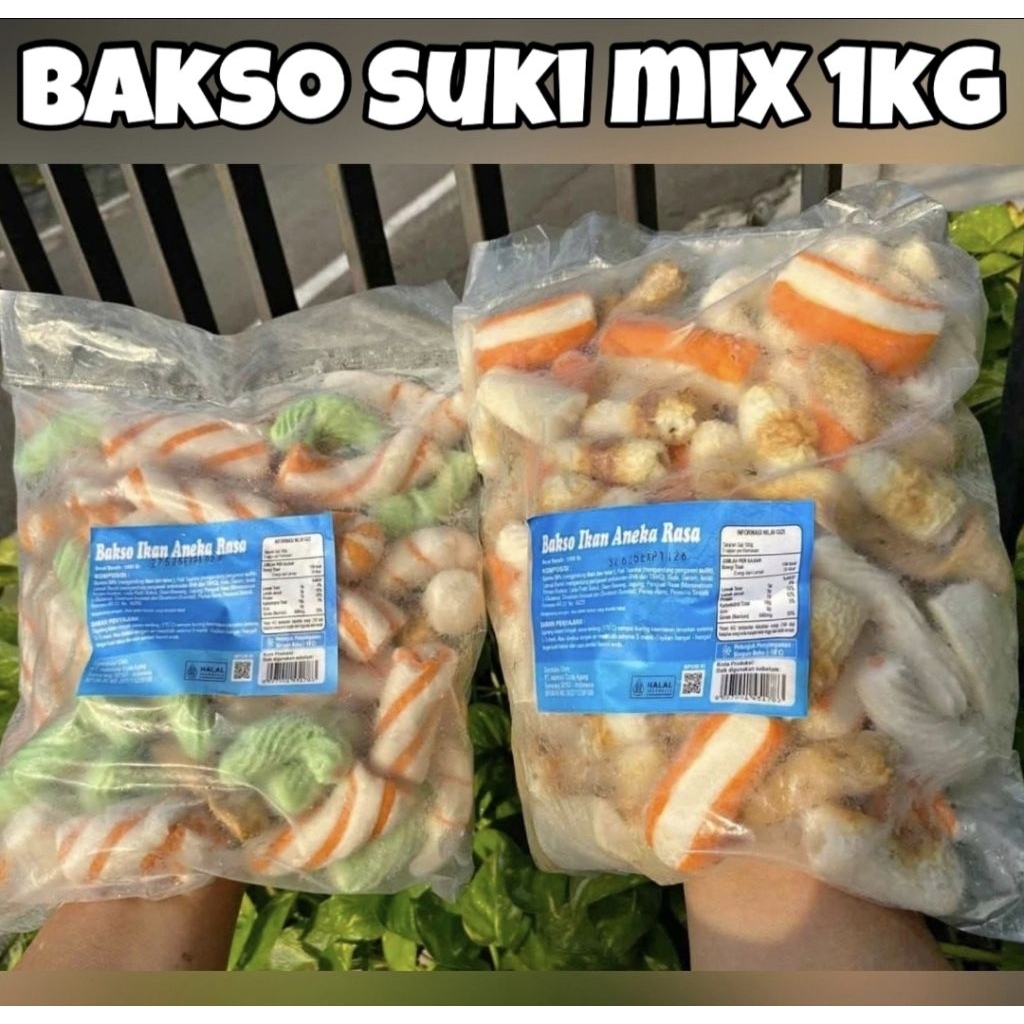 BAKSO SUKI MIX 1KG BY INDOMINA//FROZEN FOOD INSTAN AREA SEMARANG KOTA