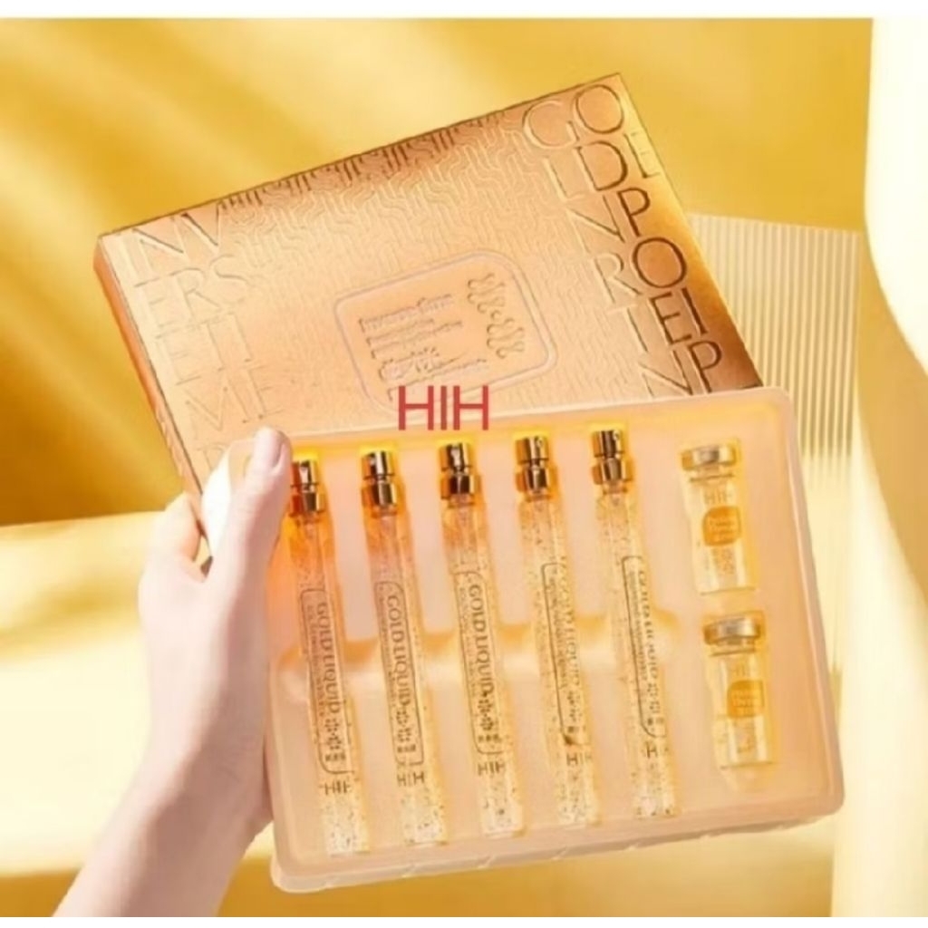 set tanam benang emas collagen serum HIH original.