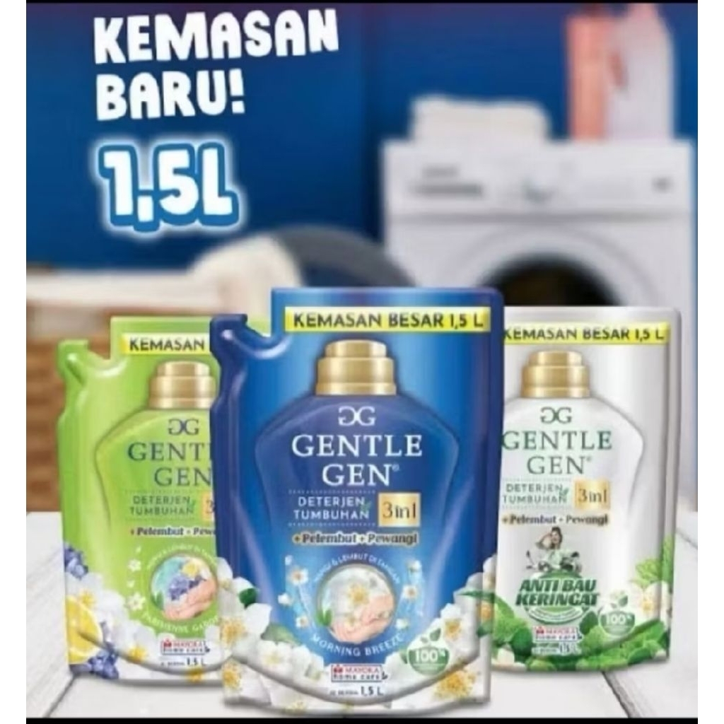 gentlegen detergen cair 1.5 liter