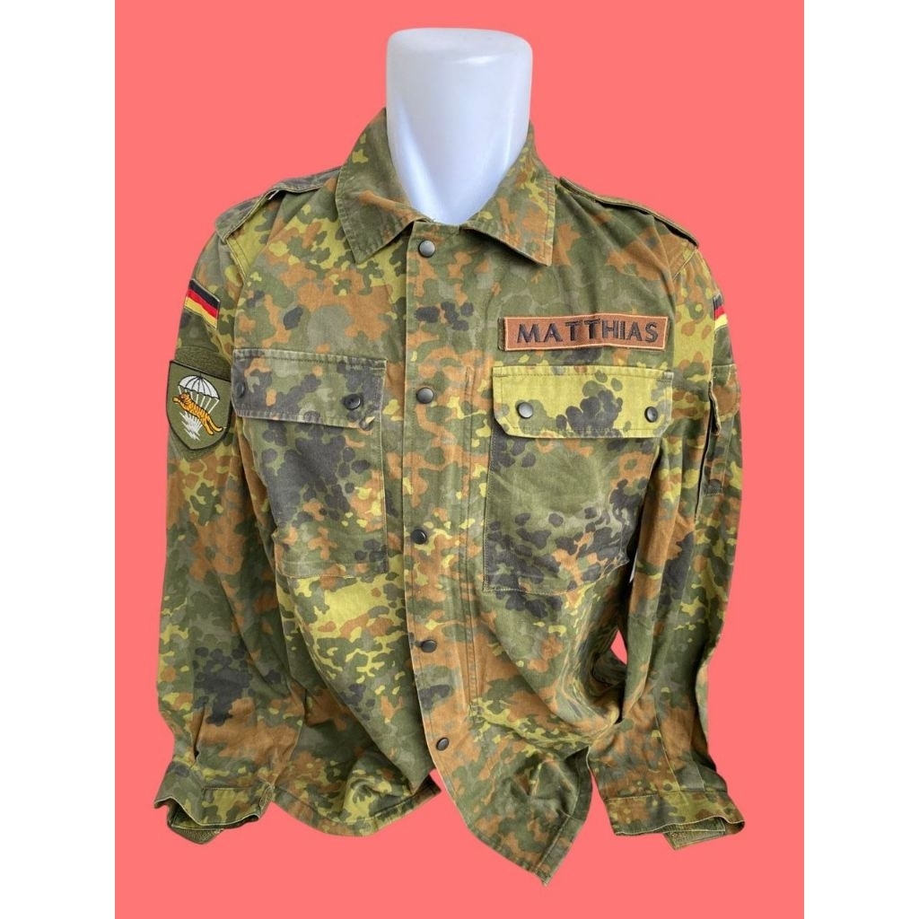 Kemeja BDU Camo Loreng Flecktarn Tentara Jerman Army Original (41)