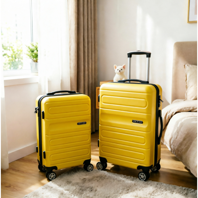 IBKoper A003 koper hardcase koper jumbo 20Inch 24Inch 28Inch Hardcase ABS Tahan Banting 4 Roda 360° 