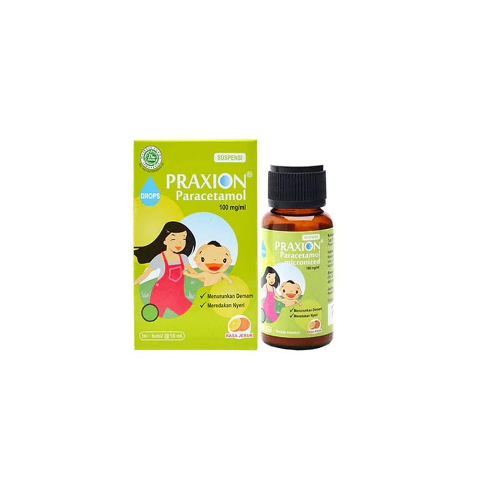 Praxion Drops 15ml Paracetamol Demam Nyeri Anak