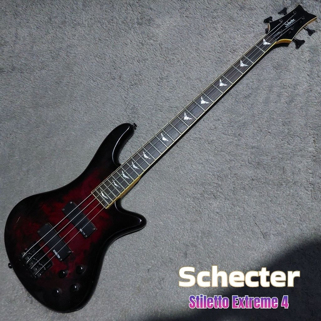 bass aktif schecter stiletto extreme 4 original jazz bass precision