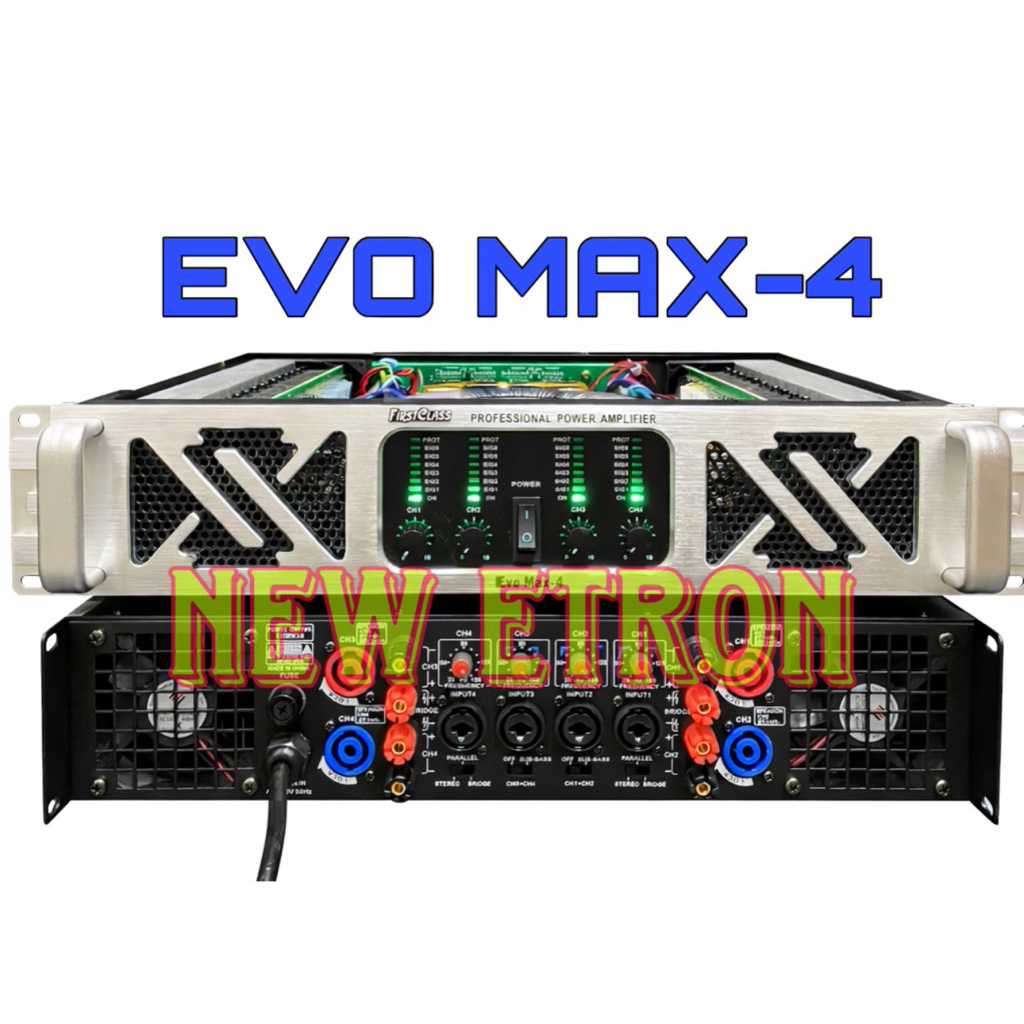 Power Firstclass Evo Max4 Original 4 Channel FIRSTCLASS EVO MAX 4