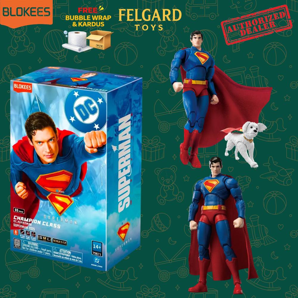 (READY) BLOKEES Figures DC Champion Class Superman [GLOBAL VERSION]