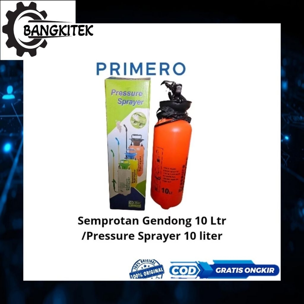 Semprotan Gendong 10 liter PRIMERO/Pressure Sprayer 10 Ltr PRIMERO/Semprotan Sprayer 10 ltr PRIMERO 