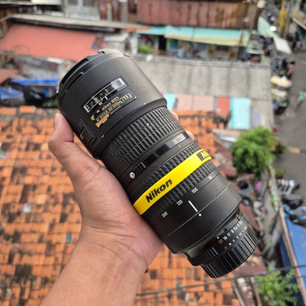Lensa tele Nikon 80-200 f2.8 gen 3
