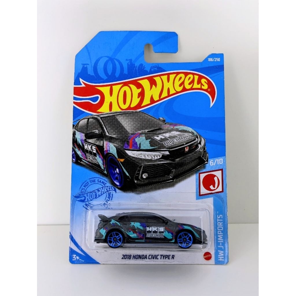Hot Wheels Honda Civic Type R HKS (Free Protector)