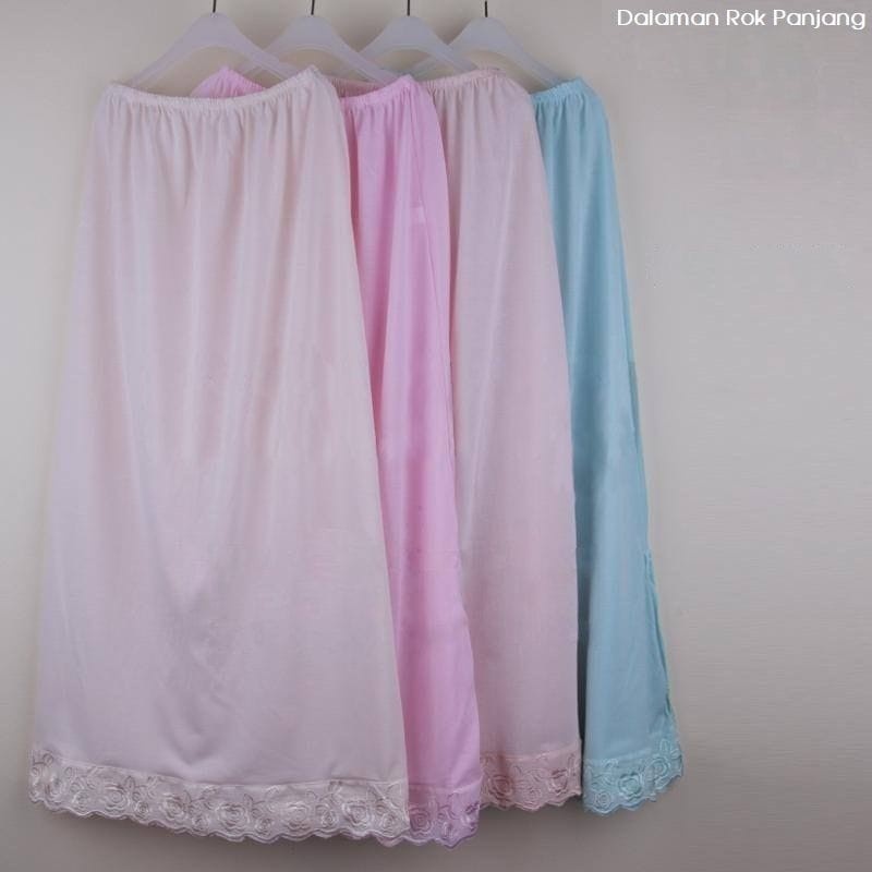 Daleman Wanita Muslim Androk / Under Rok / Daleman Rok Muslim Panjang
