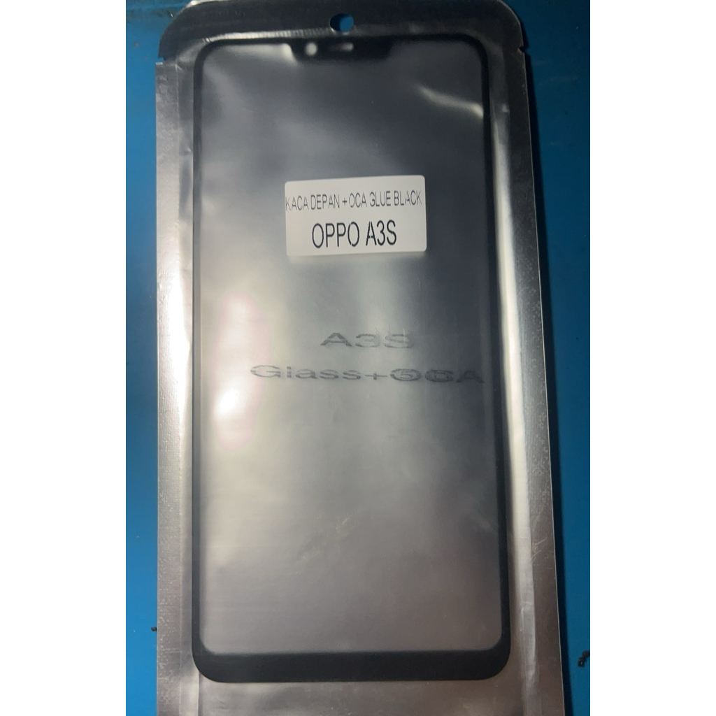 kaca depan lcd Oppo a3s