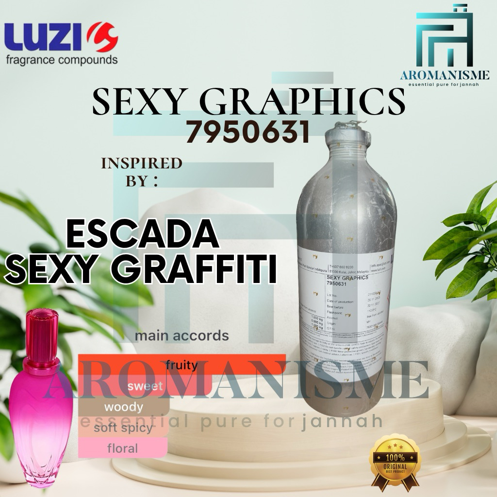 Bibit Parfum Escada Sexy Graffiti By Luzi Sexy Graphics 50ml / 100ml