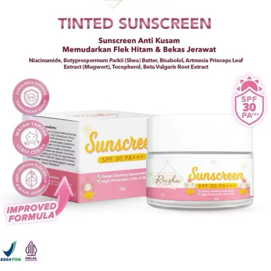 Reisha Glow Noera Tinted Sunscreen Noera By Reisha Glow Improve Formula Tinted Sunscreen SPF 30