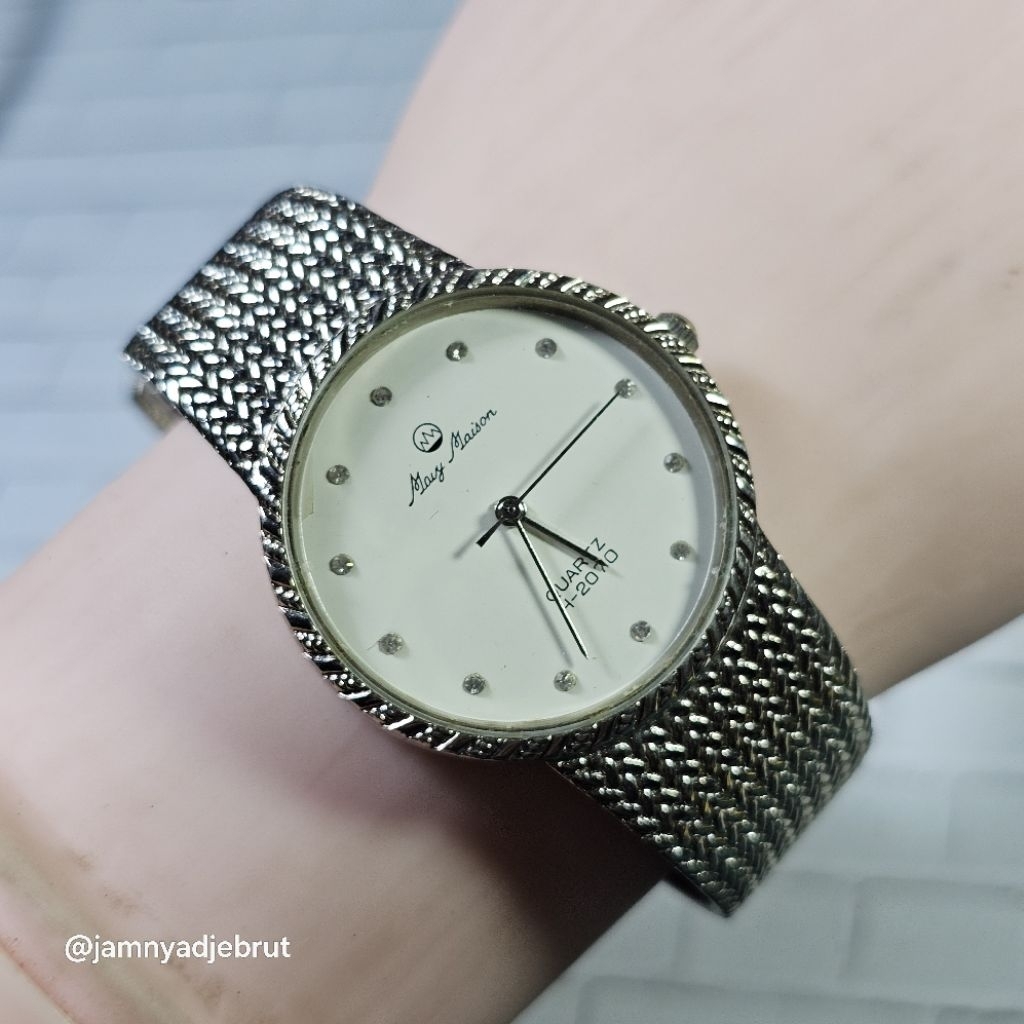 Jam Dresswatch Mavy Maison H-2070 Silver White Bekas