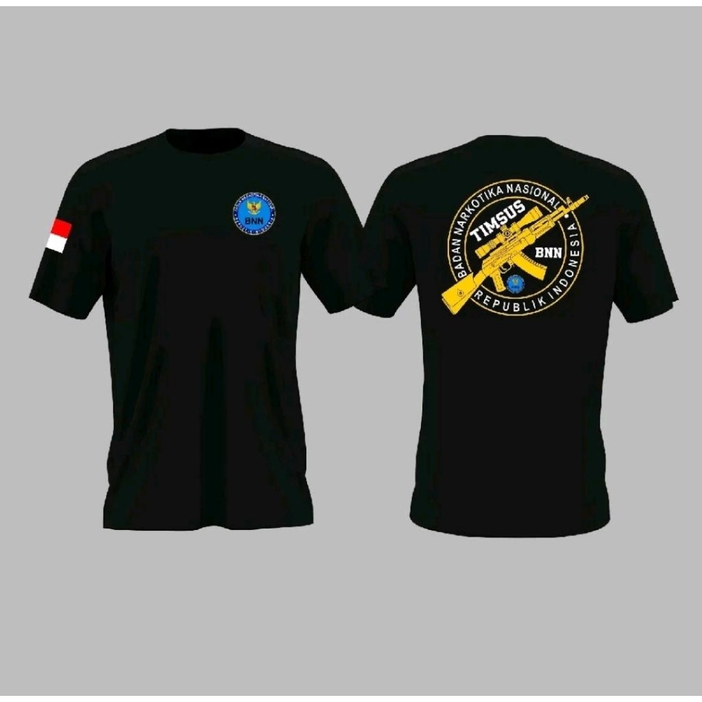 KAOS TIMSUS BNN BULAT LARAS LARAS KUNING