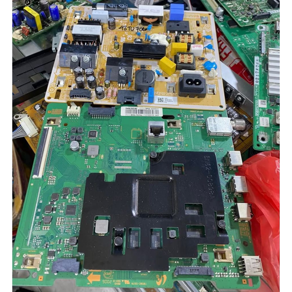 MESIN MB MAINBOR MAINBOAR MAINBOARD MODUL PSU POWER SUPPLY SUPLI SUPLAY SUPPLY REGULATOR TV SAMSUNG 