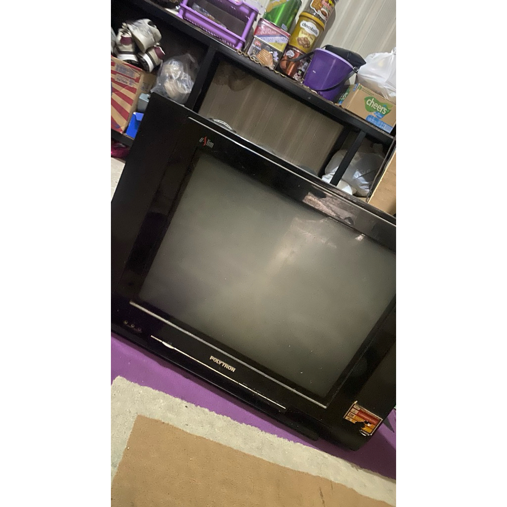 PRELOVED TV POLYTRON 21” (MINUS PD DESKRIPSI)