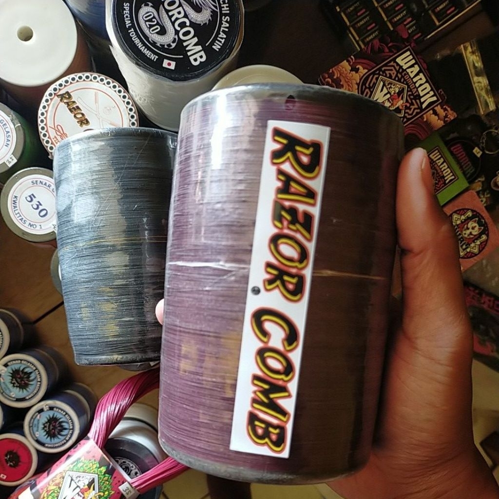 GELASAN MATOT ABU MONS DAN MATOT PUTIH SUG IMPORT RAZORCOMB TAJAM 12000 YARD