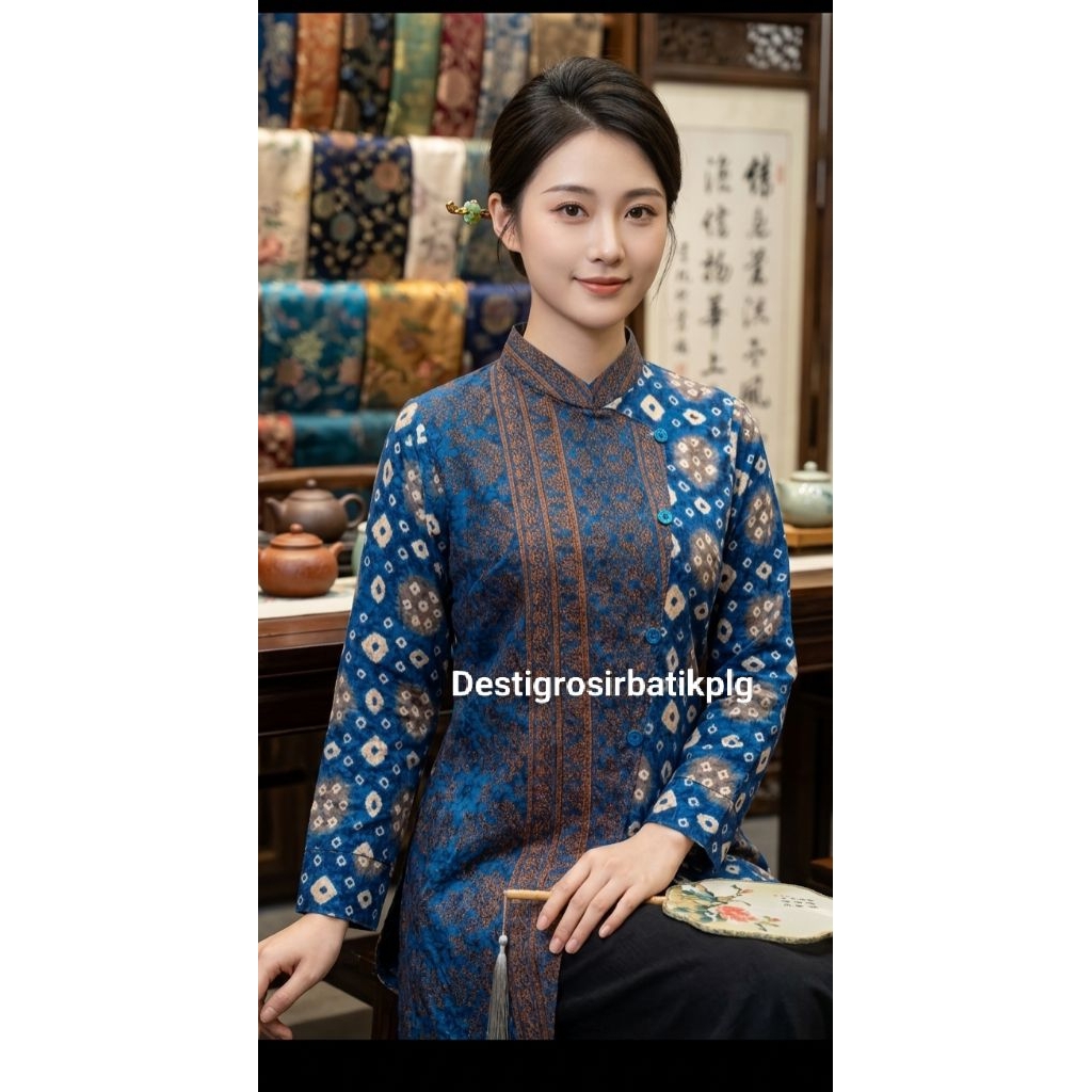 tunik jumputan dolby