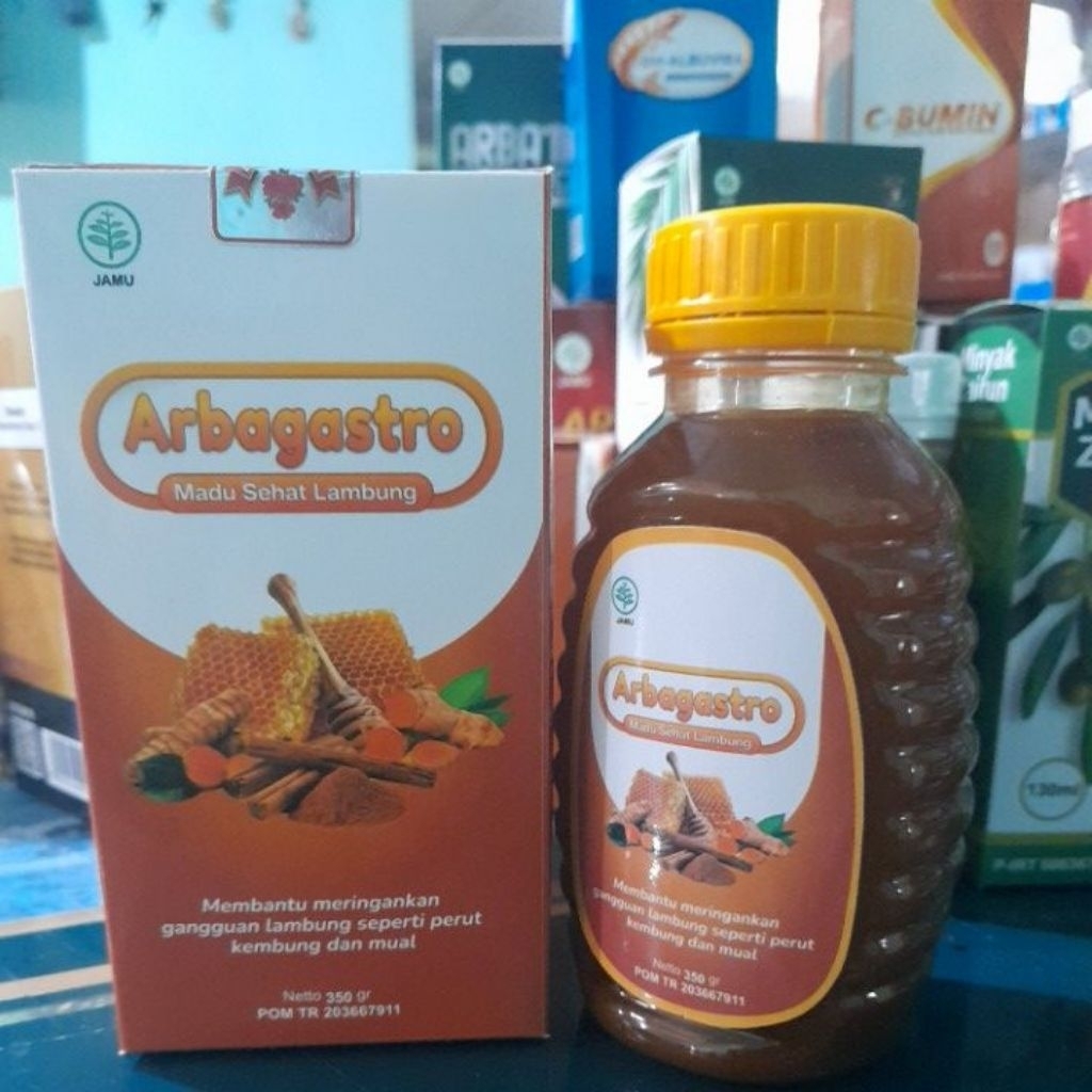ARBAGASTRO solusi asamlambung350gr/madu lambung fit arbagastro/madu spesial lambung sehat arbagastro