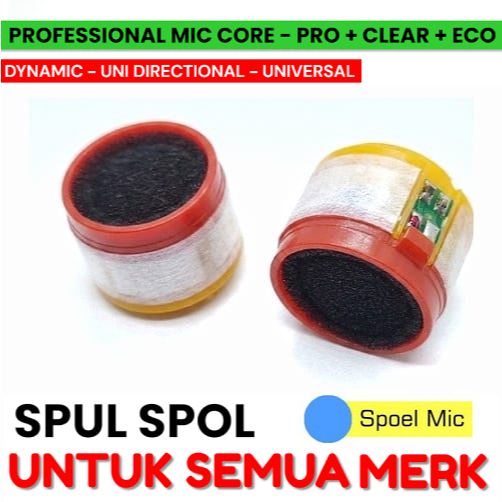 Spul Mic Spool Microphone Spull Micro Phone Catridge Rayden Standar Multi Universal