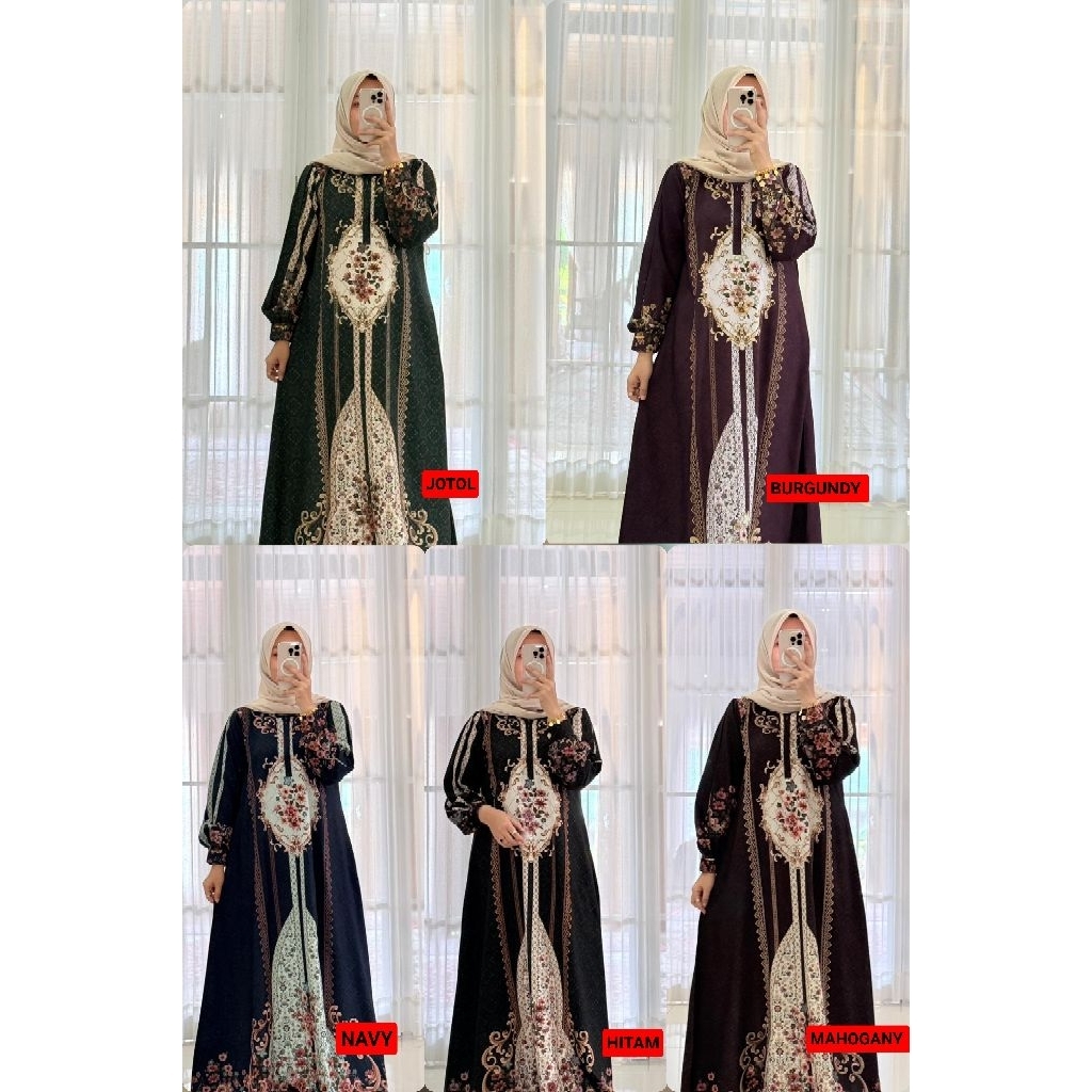 Dress muslimah "SABRINA" By Nadheefa