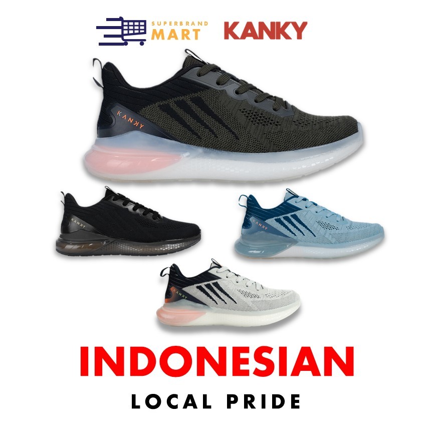 Sepatu Kanky Hiro Honjo Sneakers Casual Sport Running Sekolah Pria Dewasa Kanky Original