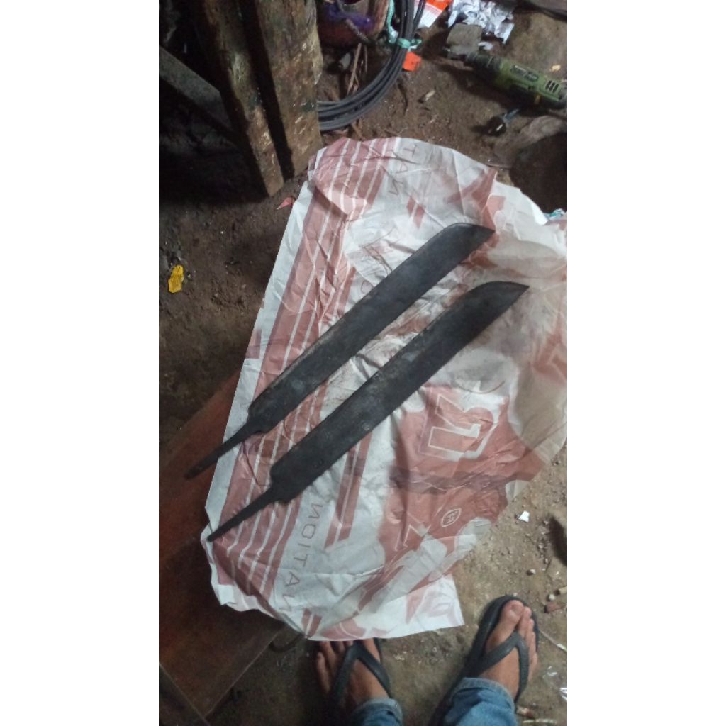 Bilah Golok 30cm baja per asli .