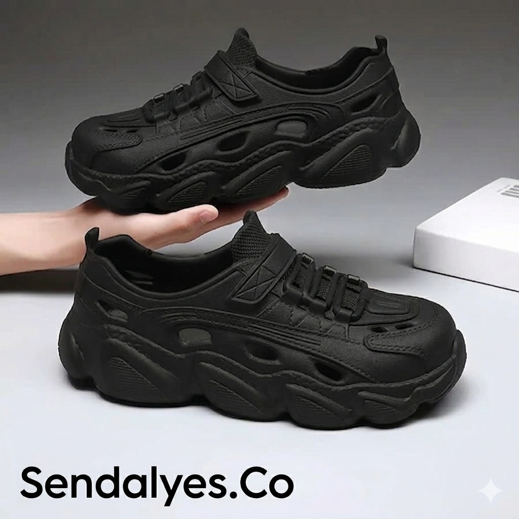 Sepatu Sandal Karet Pria Casual Karet EVA Premium Empuk Lembut Anti Slip