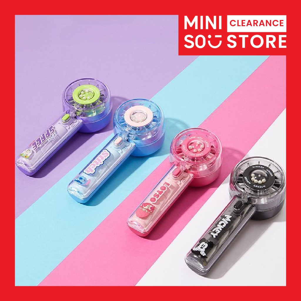 [CLEARANCE] Miniso x Disney Collection 2000mAh Transparent Mini Fan Kipas Portable Kipas Tangan Kipa