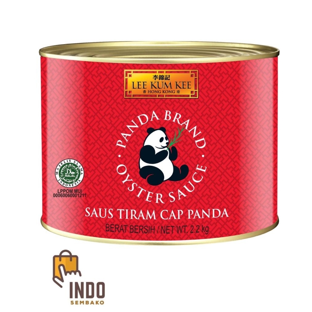 Lee Kum Kee saus tiram kaleng cap panda/ Oyster Sauce / Lee Kum Kee 2,2kg / HALAL Saus Tiram Kalenga