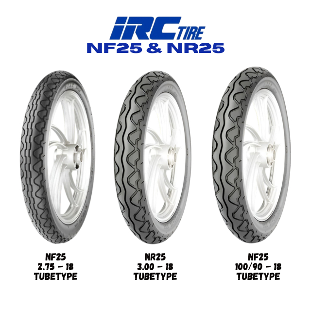 Ban Original Honda Tiger Revo Tiger 2000 Megapro Lama Irc Ring 18 Nf25 2.75 Nr25 3.00 Nr25 100/90