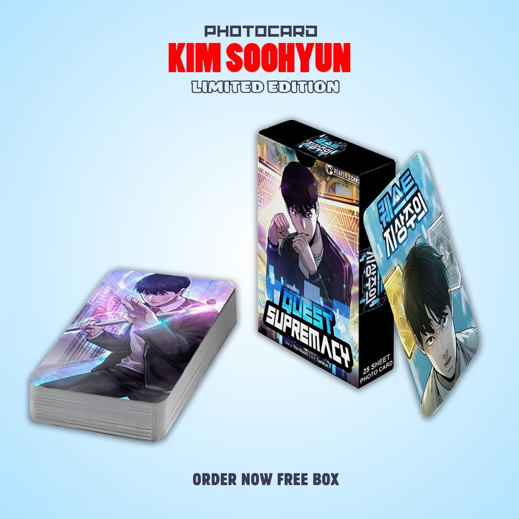 PHOTOCARD SET KIM SOOHYUN MANHWA QUEST SUPREMACY PREMIUM LIMITED EDITION